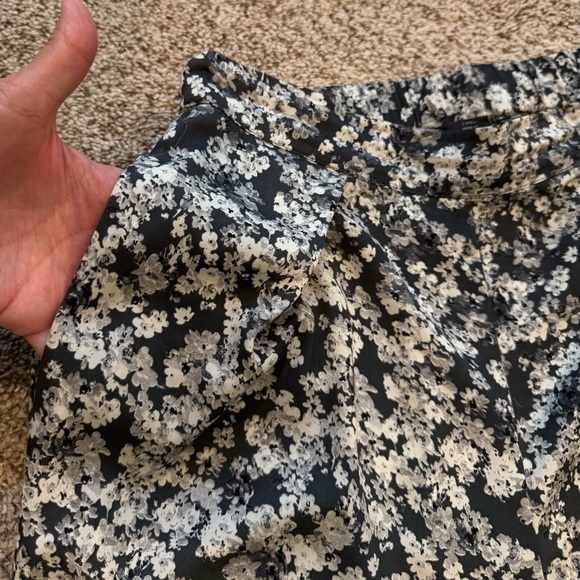 Zara Trafaluc Floral Jogger Pants M | Y2K Silky Lounge Elastic Waist - Picture 4 of 14